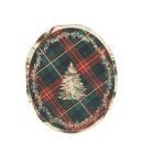 Serviettes de nol cossaises en papier tartan - 16 pices