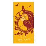 Serviette de plage - aymax - le roi lion - 70 x 140 cm - s�chage rapide - jaune