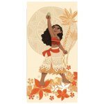 Serviette de plage - aymax - vaiana - 70 x 140 cm - 100% polyester - schage rapide