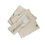 Serviettes de table - beige - 40 x 40 cm - 100% gaze de coton - lavable Serviettes de table - beige - 40 x 40 cm - 100% gaze de coton - lavable