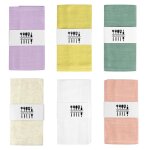Serviettes de tablelot de 6 serviettes serviettes de table en tissupour cuisine tables de f�te de famille ...