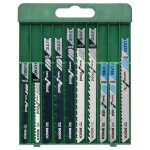Set de 10 lames scie sauteuse bosch - hss bim�tal - manche en u black & decker