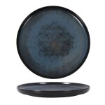Set de 12 assiettes plates yaki rondes  dessert plat  service de table en porcelaine dcore - diamtre ...
