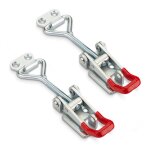 Set de 2 sotech fermeture � levier loquet � bascule m6 force de retenue 220 kg verrouillable acier galvanis� ...
