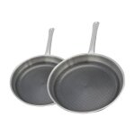 Set de 2 po�les � induction - elo - relief solutions - inox 18 / 10 elodur� select antiadh�sives ? �?24?et ...