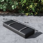 Set de 2 sacs de sable pour parasol remplissables jusqu� 25 kg sac de sable pour pied de parasol 600d ...