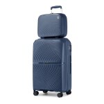 British traveller set de 2 valises cabine rigide valise de voyage 55x40x22cm  4 roulettes + serrure ...