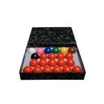 Set de 22 boules de billard snooker en r�sine 524mm - 15 boules rouges et 7 multicolores