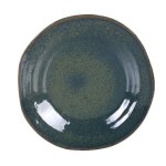Set de 24 assiettes rondes nara 90g plats de presentation plates  dessert en porcelaine bleu - vert ...