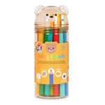 Set de 24 crayons de couleur - legami - teddy friends - taille - crayon inclus - couleurs vives - pointe ...