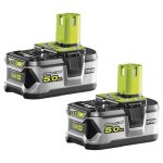 Set 2x ryobi one + rb18l50 18v 5. 0ah ? batterie puissante  longue autonomie