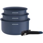 Set de 3 casseroles - tous feux dont induction - arthur martin - am0320 - cramique -  16 - 18 - 20 ...