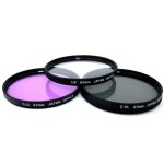 Set de 3 filtres uv cpl fld 67mm pour nikon dslr d3200 d3100 d3300 d3000 d5000 d5200 d5300 d5100 objectif ...
