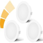 Set de 3 luminaires pour meuble led dimmable 230v 4w led ip44 g4 20mm spots encastrables pour meuble ... Set de 3 luminaires pour meuble led dimmable 230v 4w led ip44 g4 20mm spots encastrables pour meuble ...