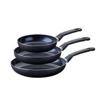 Set de 3 po�les antiadh�sives c�ramique 20 24 et 28 cm fackelmann brandao