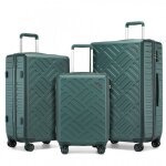 Kono set de 3 valises (55 / 65 / 75cm) valise de voyage cabine rigide soute  4 roulettes et serrure ...