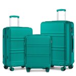 Kono set de 3 valises  la mode en abs valise (51 + 65 + 74cm) avec mallette de transport rigide avec ...