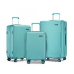 Kono set de 3 valises de voyage (55 / 64. 5 / 74cm) rigide valise trolley de bagages ultra l�ger � 4 ...