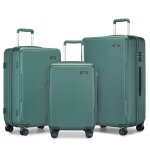 Kono set de 3 valises de voyage rigide ensemble de valise (55 / 64. 5 / 74cm) rigide valise trolley  ...