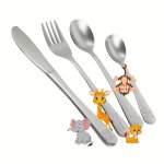 Set de 4 couverts pour enfants nirosta safari Set de 4 couverts pour enfants nirosta safari