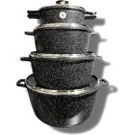 Set / lot de 4 faitouts 20 24 28 et 32cm revêtement greblon c3 + de technologie allemande tous feux dont ... Set / lot de 4 faitouts 20 24 28 et 32cm revêtement greblon c3 + de technologie allemande tous feux dont ...
