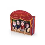 Set 4 marionnettes a main conte : blanche neige nain prince reine - personnages theatre enfant histoires ...