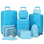 Kono set de 4 valises de voyage (28 / 51. 5 / 65 / 75cm) abs rigide avec 8 cubes demballage valise à ... Kono set de 4 valises de voyage (28 / 51. 5 / 65 / 75cm) abs rigide avec 8 cubes demballage valise à ...