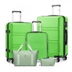 Kono set de 4 valises de voyage rigide valise (51. 5 / 65 / 75cm)  4 roulettes avec serrure tsa + sac ...