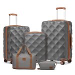 British traveller set de 5 valises de voyage (53 / 61 / 73cm) + vanity case rigide + sac de voyage avec ... British traveller set de 5 valises de voyage (53 / 61 / 73cm) + vanity case rigide + sac de voyage avec ...