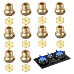 Set accessoire cuisine10pcs gicleur gaz butanegicleur gaz bouteillegicleur gaz de villebuses pour bruleur ...