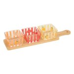 Set ap�ritif plateau et 3 coupelles fruity - atmosphera cr�ateur dint�rieur