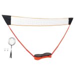 Set de badminton avec 2 raquettes filet et coffret rangement