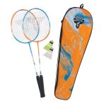 Set de badminton - talbot - torro - 2 attacker - 2 raquettes en acier - sac thermique - volants inclus ...