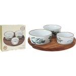 Excellent set de bols de service avec plateau rond 4 pcs ko - 210000930