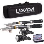 Set canne � p�che t�lescopique canne � p�che set avec 21 / 23 m cannes � p�che t�lescopiques moulinets ...