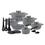 Set de casseroles fonctionnelles 15 pièces céramique induction cadeau casserole edenberg eb - 8148 Set de casseroles fonctionnelles 15 pièces céramique induction cadeau casserole edenberg eb - 8148