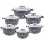 Set de casseroles klönberg 12 pièces revêtement antiadhésif idéal pour tous types de feux kb3921 Set de casseroles klönberg 12 pièces revêtement antiadhésif idéal pour tous types de feux kb3921