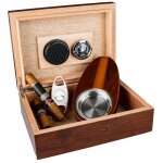 Set cave � cigares humidor premium cendrier coupe - cigares hygrom�tre