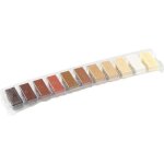 Set de cires pour rparation de parquet et bois agt - kit de 11 btonnets de cire de couleurs diffrentes ...