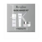 Set de cosm�tiques - rexaline - crystal bright glow - 3 pi�ces - s�rum 10 ml - acide hyaluronique
