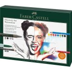 Set dcouverte aquarelle - crayons + feutres + pinceau rservoir - faber - castell - albrecht drer