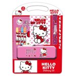Set d�criture pour enfant - safta - hello kitty iconique - trousse m�tallique - stylo en graphite - 4 ...