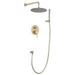 Set de douche encastr dor - lomazoo solara