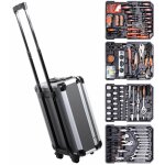 Set doutils - compass - 186 pi�ces - alu premium - crv - mallette sur roulettes