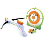 Jeu de tir - bukifr - set enfant arbalete - arc en mtal - 6 flchettes ventouse - cible incluse