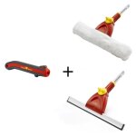Set d?entretien des vitres + manche - multi - star - setfm2 outils wolf