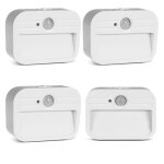 Set de lampes descalier led avec dtecteur de mouvement maclean mce363 temp. 4000k 4 led porte 3 - 4m ...