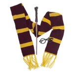 Set de magicien harry potter 3 pièce (écharpe - lunette - baguette) Set de magicien harry potter 3 pièce (écharpe - lunette - baguette)