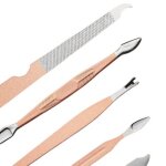 Set manucure et pdicure - resteq - 24 outils - mallette beige - professionnel - mixte