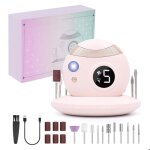 Set manucure - pedicure coupe - ongles �lectrique 3en1 12x12x8cm 2w avec papier �meri 11 t�tes kit de ...